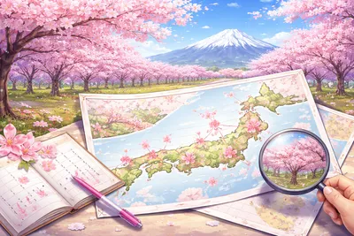 桜前線はどう進む？開花予想と見頃の計画を立てる