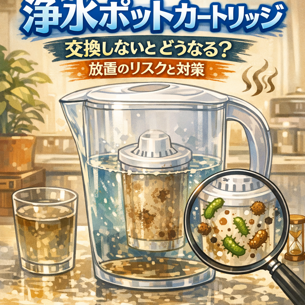 浄水ポット カートリッジ 交換しないとどうなる?放置のリスクと対策