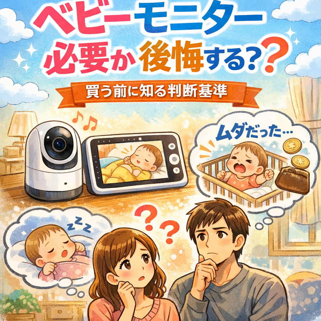 ベビーモニター 必要か 後悔する？買う前に知る判断基準