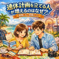 連休の計画を立てる人が増えるのはなぜ？後悔しない準備のコツ