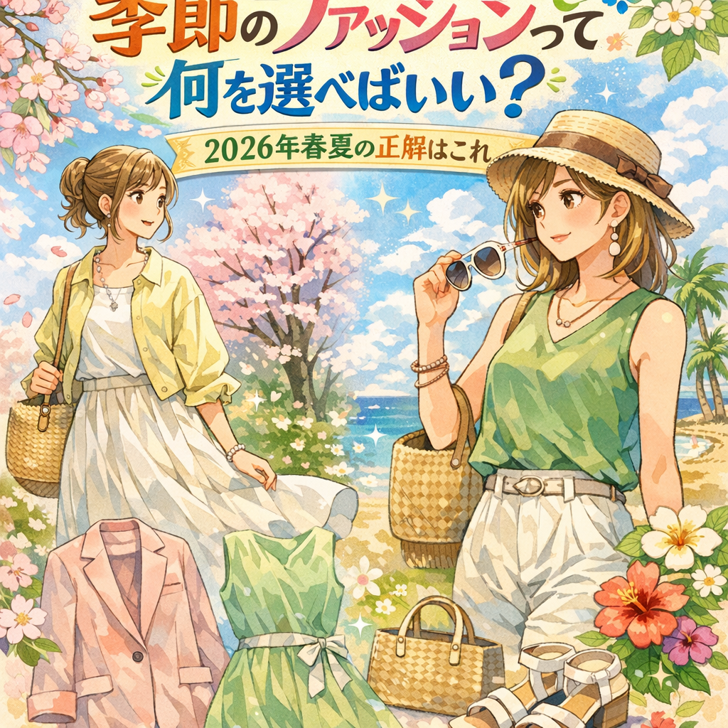 季節のファッションって何を選べばいい?2026年春夏の正解はこれ