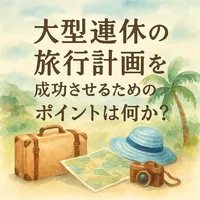 大型連休の旅行計画を成功させるためのポイントは何か？