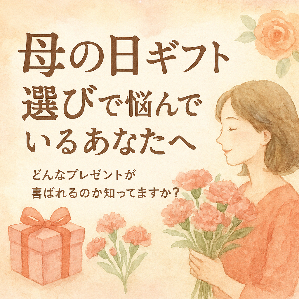 母の日ギフト選びで悩んでいるあなたへ！どんなプレゼントが喜ばれるのか知ってますか？