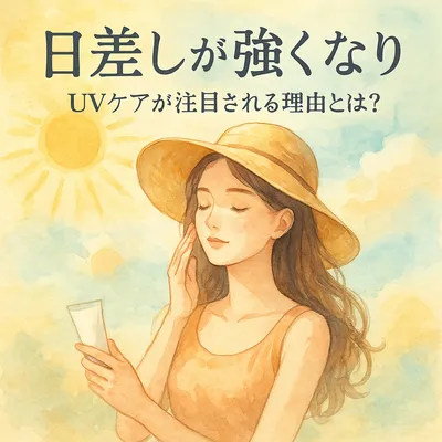 日差しが強くなりUVケアが注目される理由とは？
