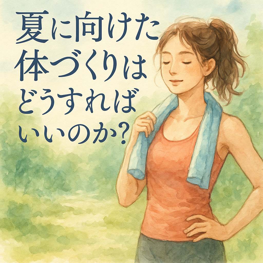 夏に向けた体づくりはどうすればいいのか？