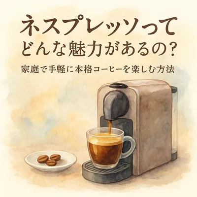 ネスプレッソってどんな魅力があるの？家庭で手軽に本格コーヒーを楽しむ方法