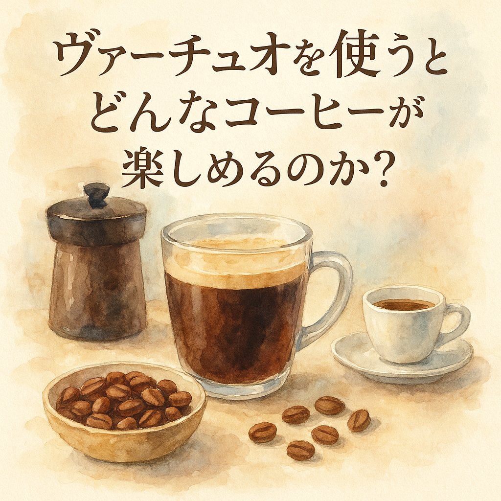 ヴァーチュオを使うとどんなコーヒーが楽しめるのか?