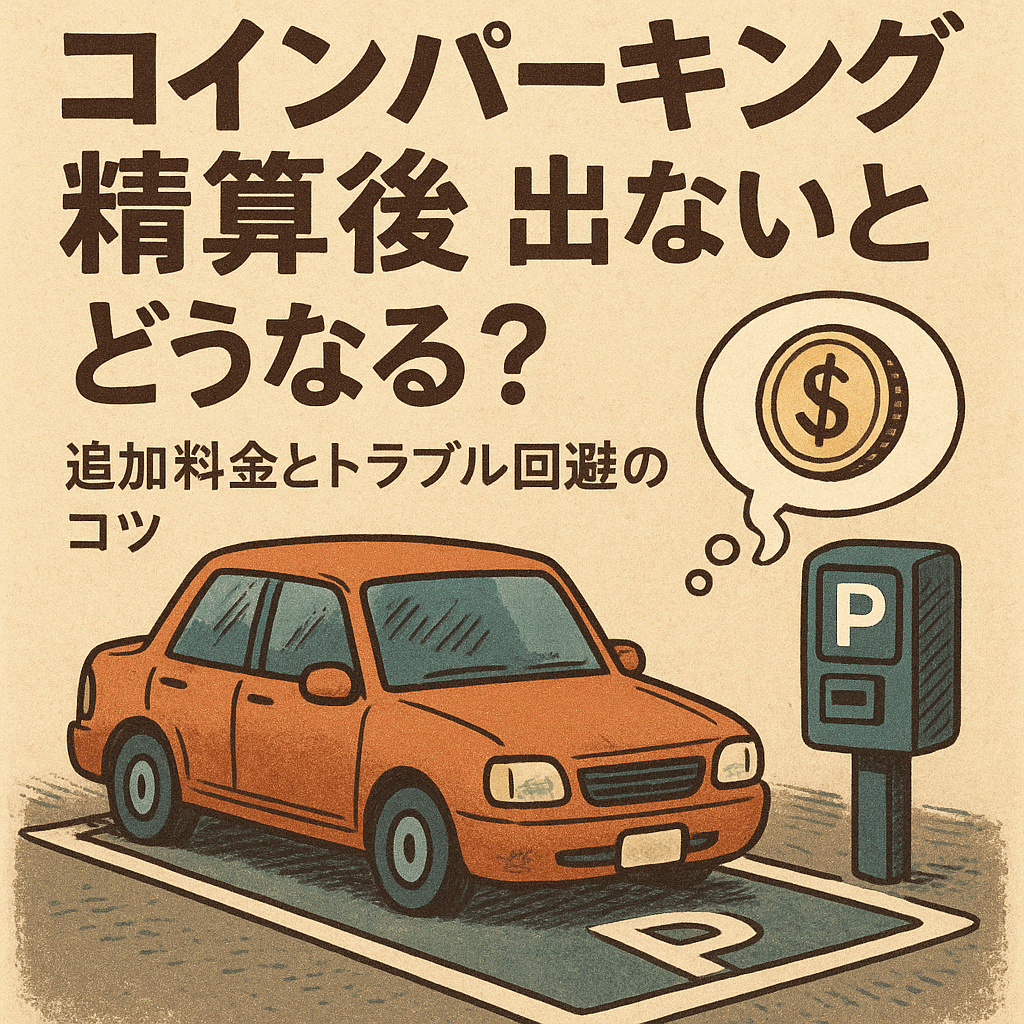 コインパーキング 精算後 出ないとどうなる？追加料金とトラブル回避のコツ