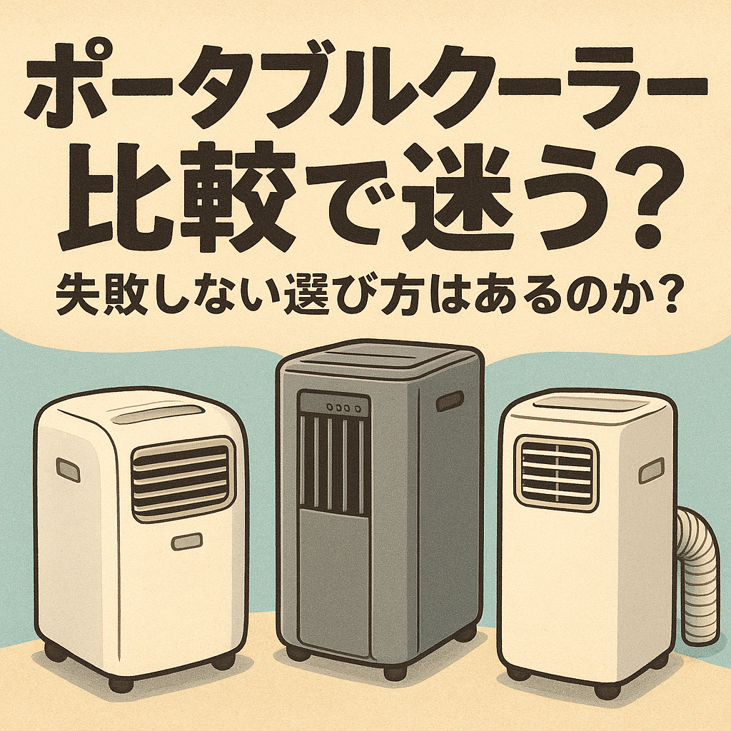 ポータブルクーラー比較で迷う？失敗しない選び方はあるのか？