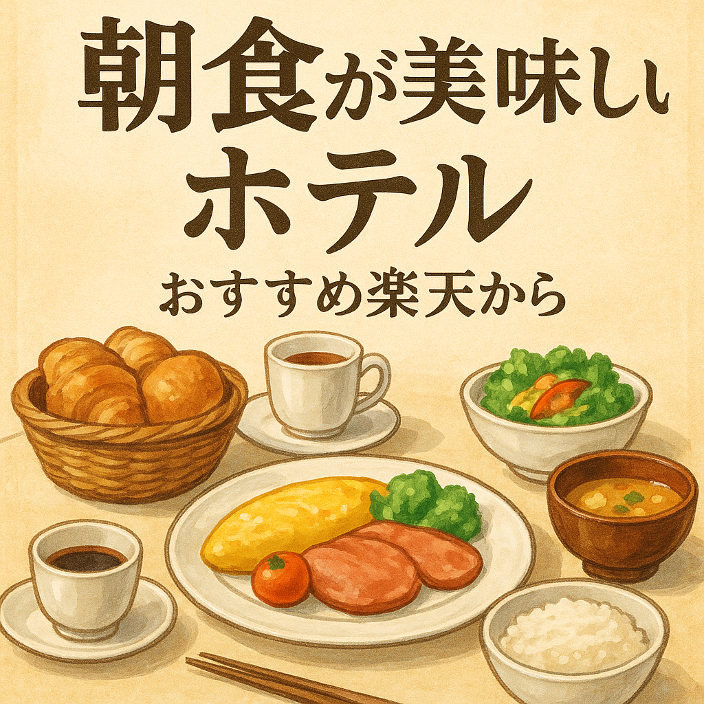 朝食が美味しいホテルおすすめ楽天から