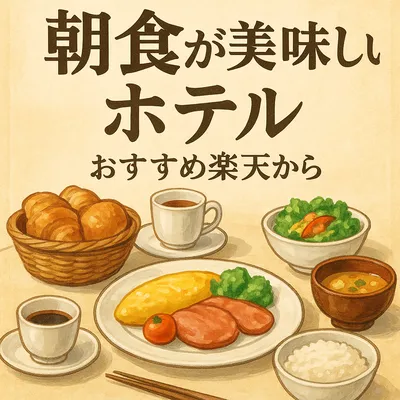 朝食が美味しいホテルおすすめ楽天から
