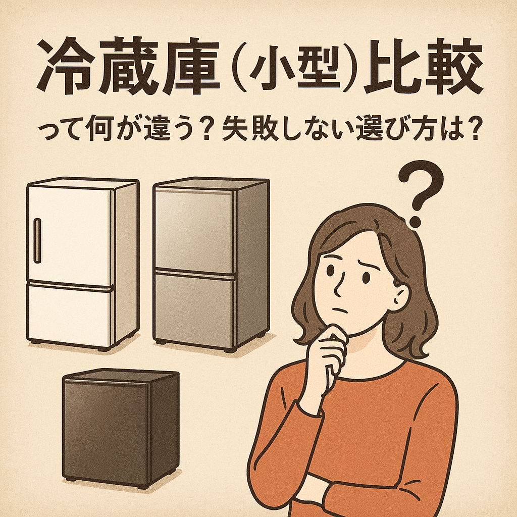 冷蔵庫（小型）比較って何が違う？失敗しない選び方は？