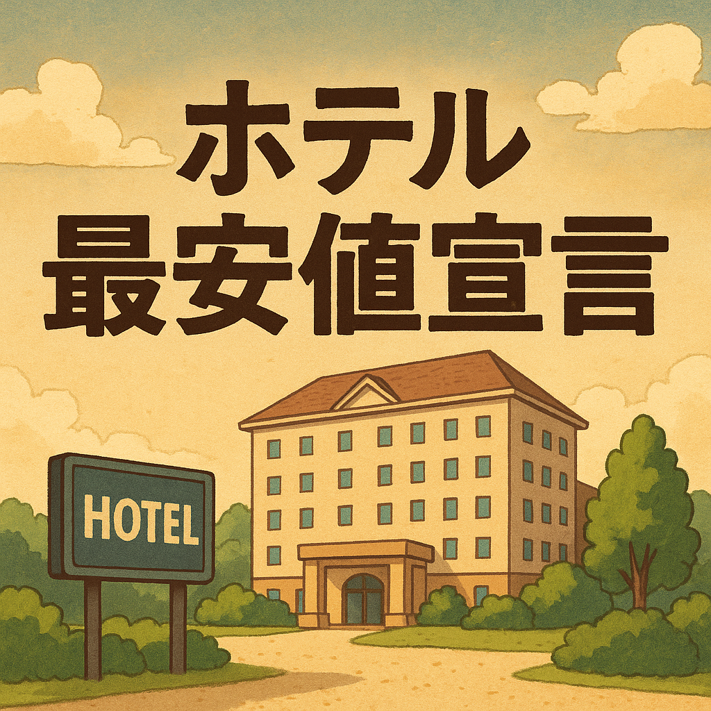ホテル 最安値宣言