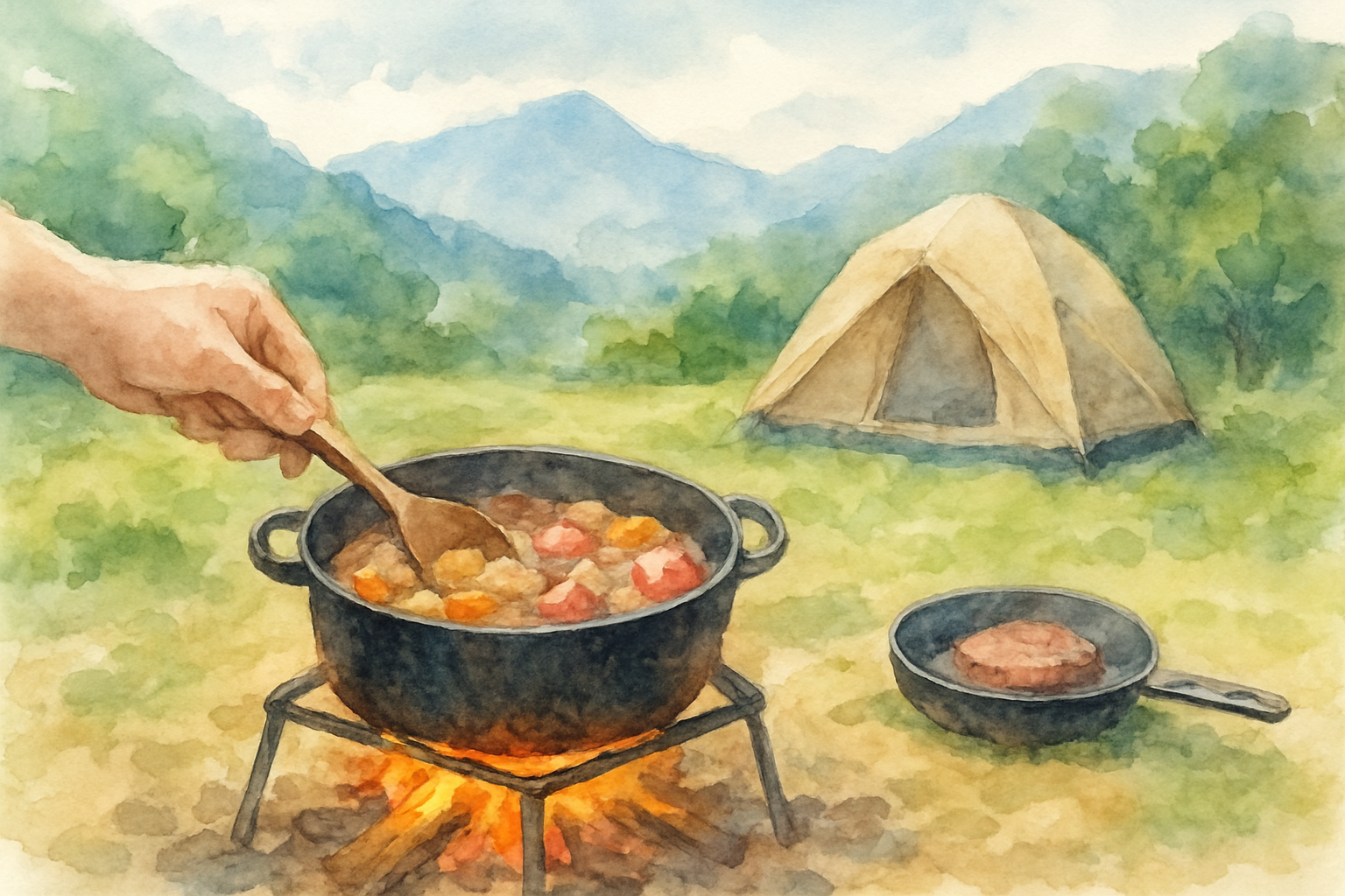 アウトドア料理の需要は急増中