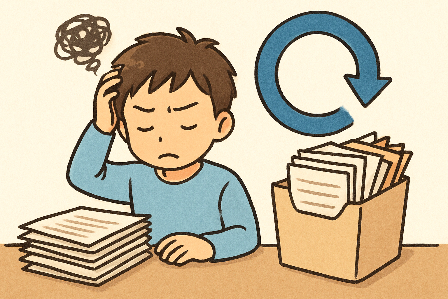 小学校のプリント整理は3ステップで回せます！