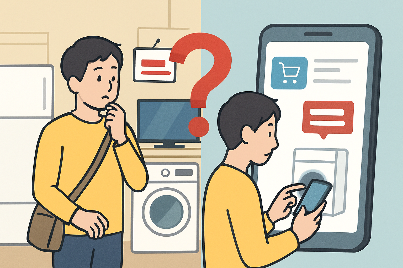 ネットと同じ価格は狙えるけど、総額で勝つのがいちばん確実です