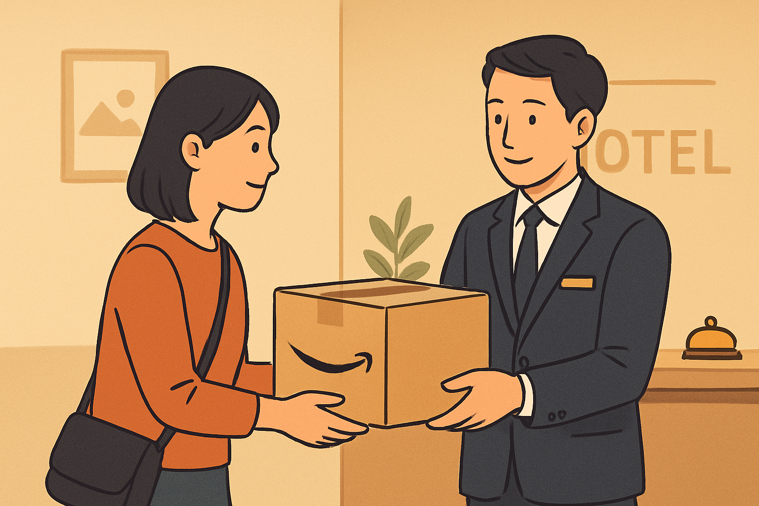 ホテル amazon 受け取りは「多くのホテルで可能、でも事前確認が必須」です！