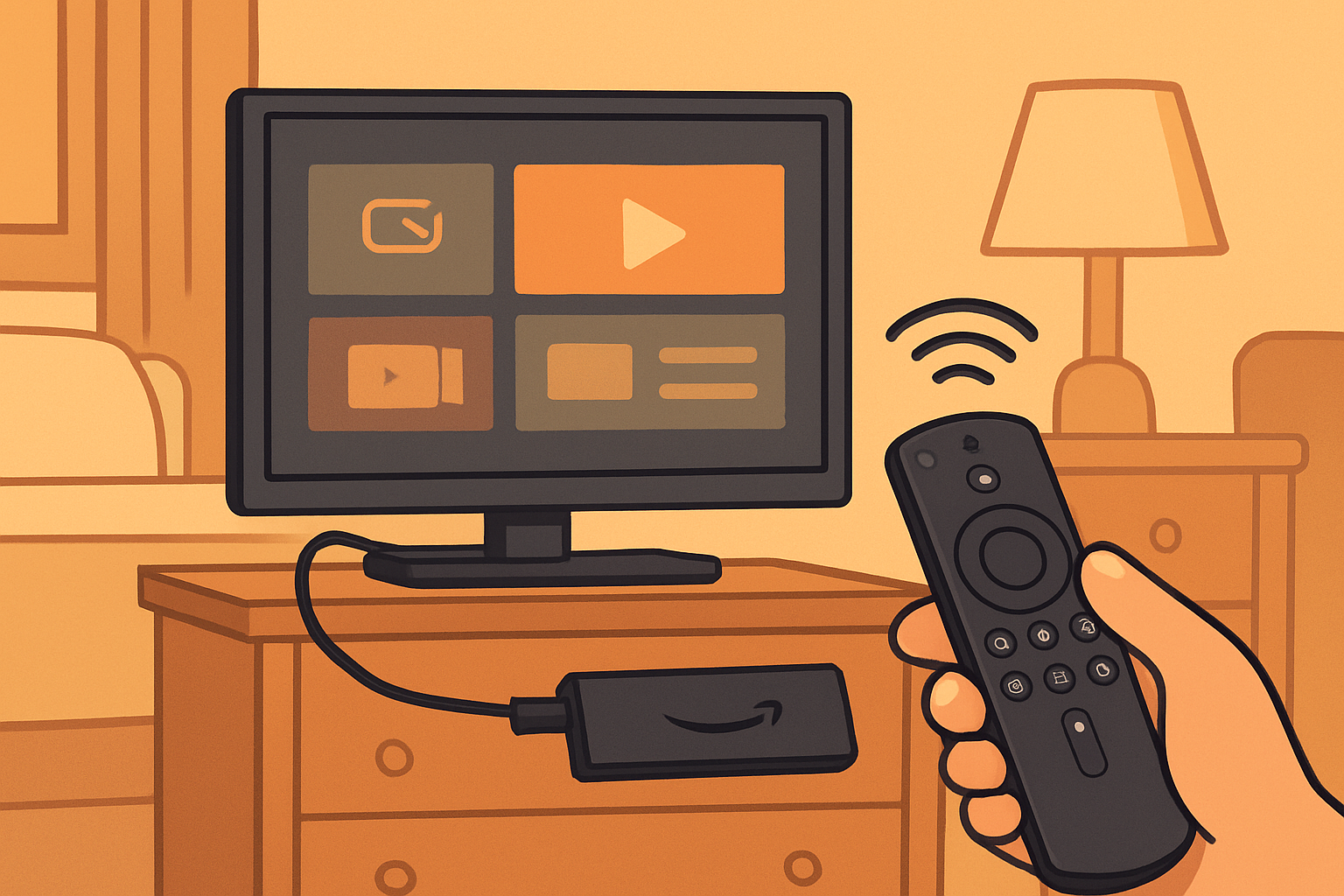 ホテル アマゾンファイヤースティックは「HDMI・電源・Wi‑Fi」がそろえばだいたい使えます!